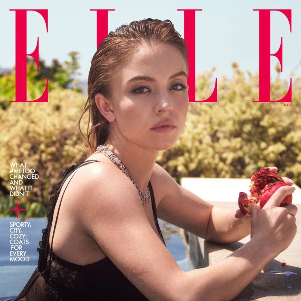 Elle November 2022 Sydney Sweeney Cover
